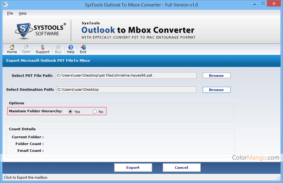 systools mbox to pst converter
