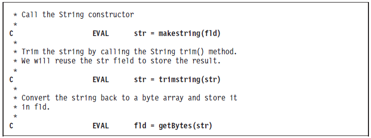 rpg code example